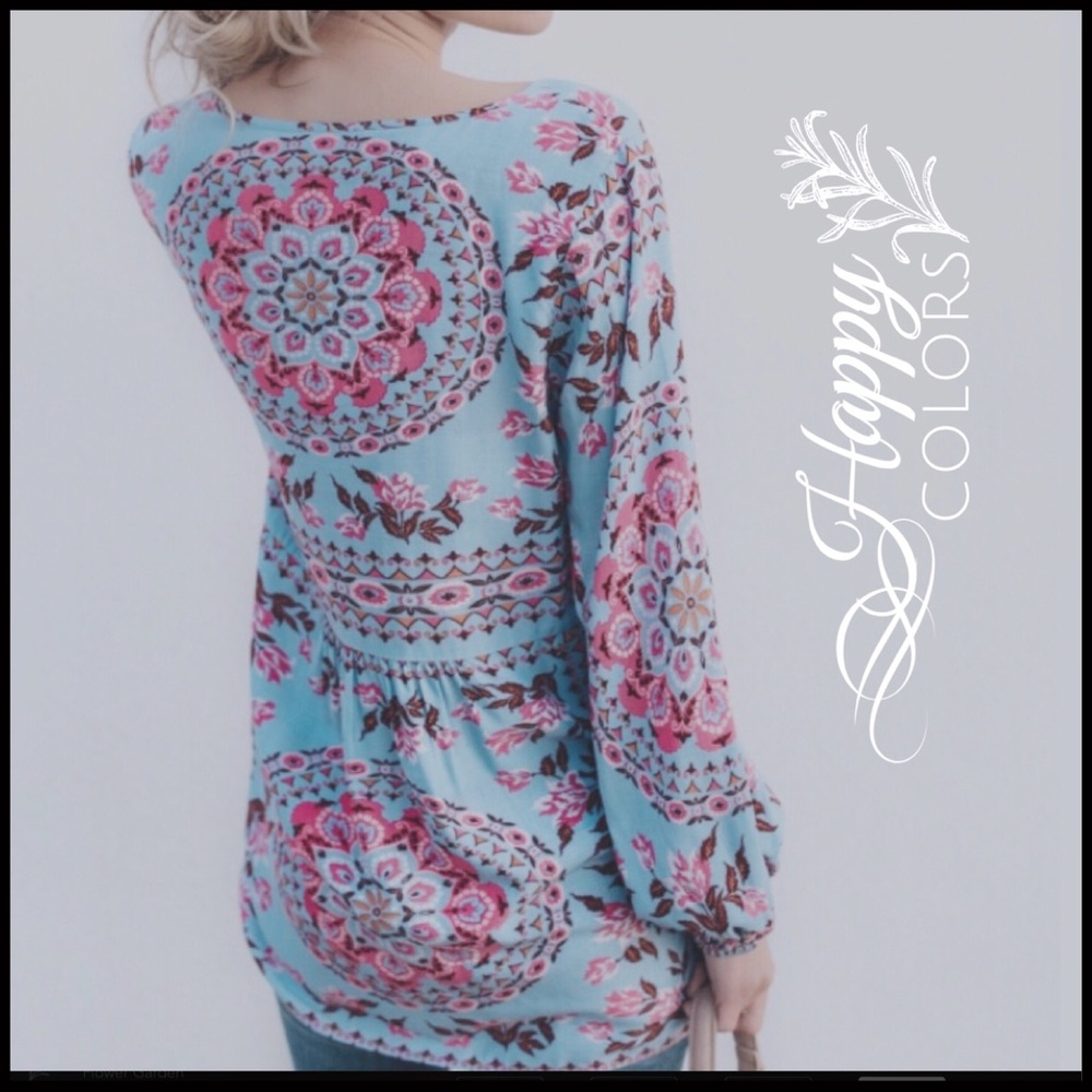 Happy Colors Boho Tunic - Picture 1 of 5
